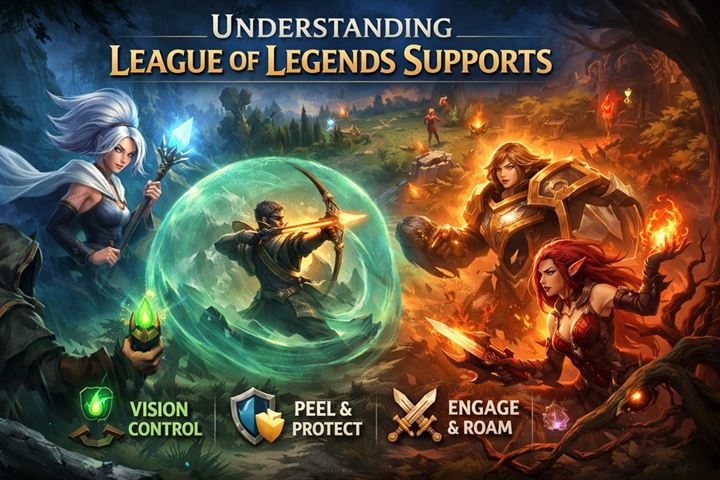 Understanding league of legends supports